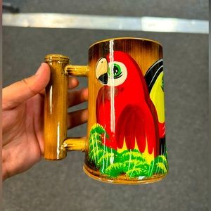 Costa Rica Wooden Handmade Mug